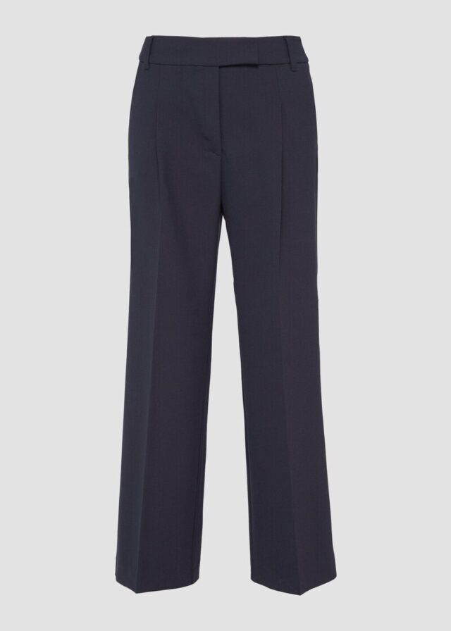 Elegante Hose mit Extra Wide Leg aus Viskosemix