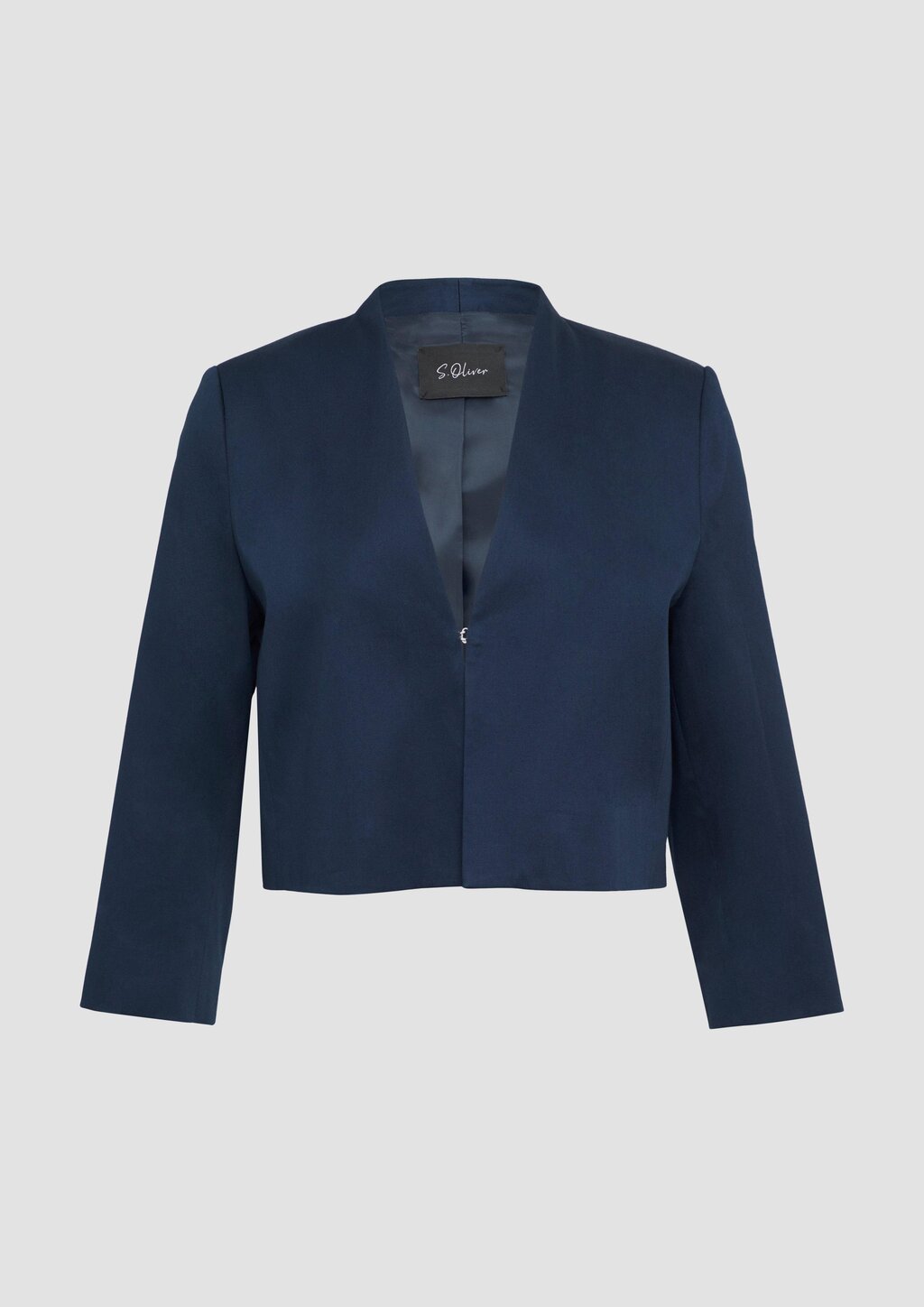 Verkürzter Blazer mit 3/4-Ärmeln