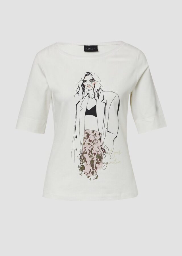 Jersey-Shirt mit Artwork