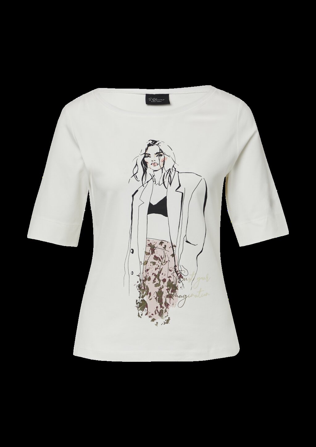 Jersey-Shirt mit Artwork