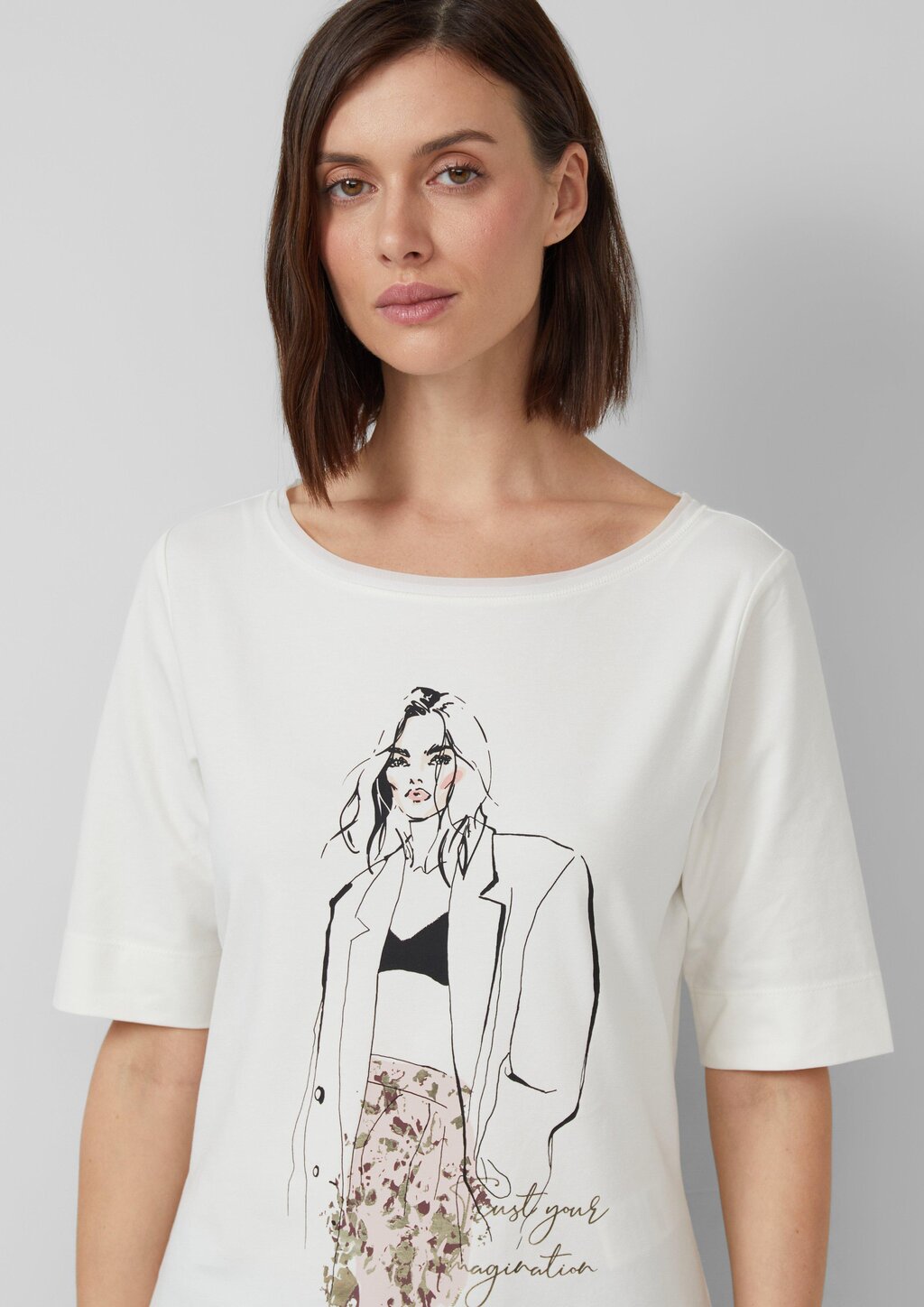 Jersey-Shirt mit Artwork