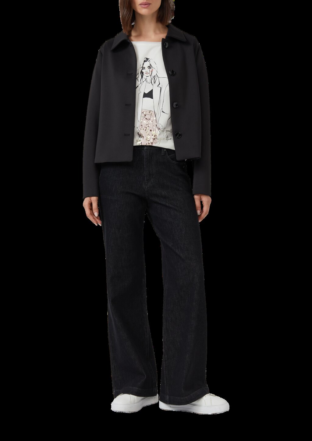 Jersey-Shirt mit Artwork