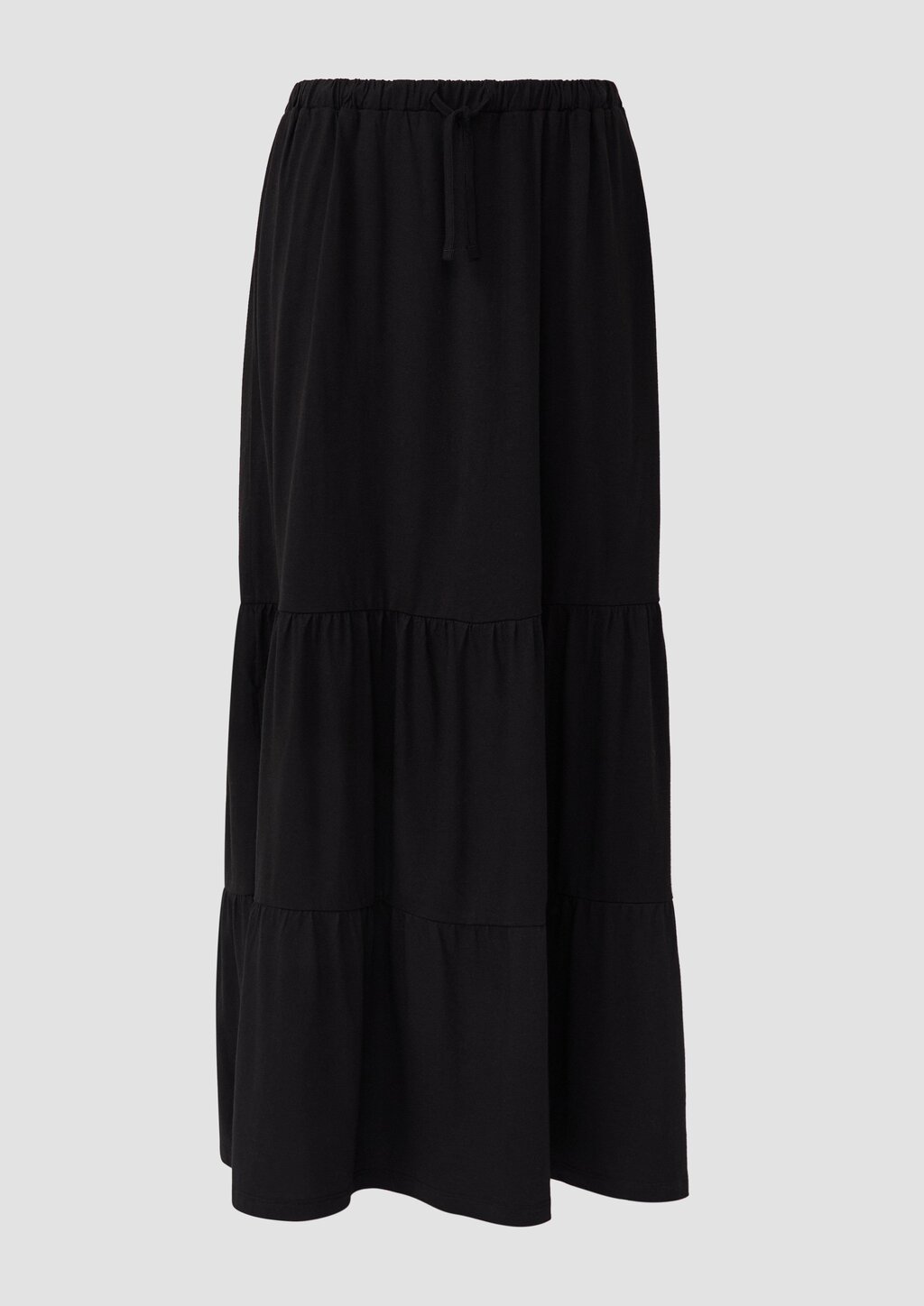 Maxi-Stufenrock aus Jersey