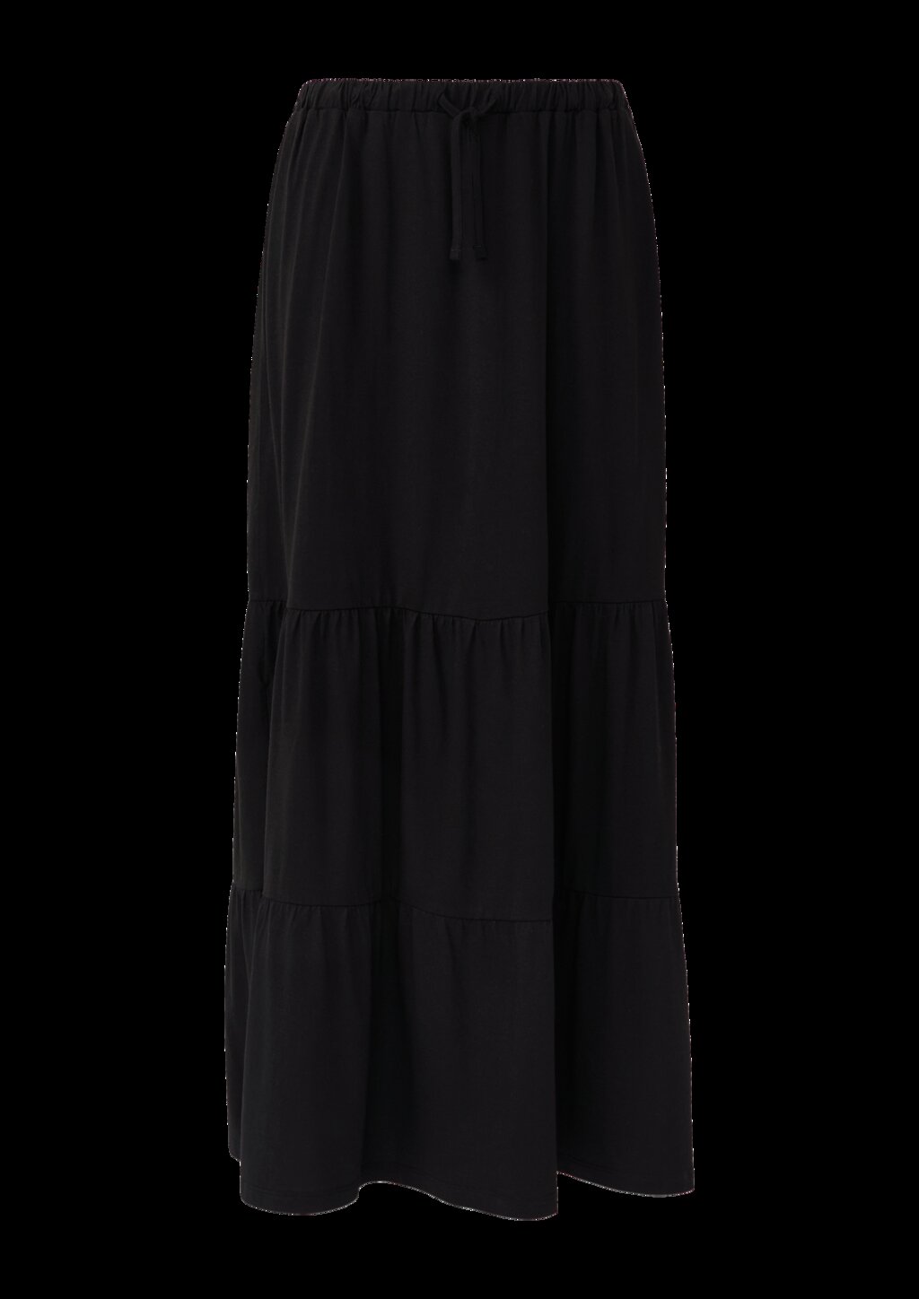 Maxi-Stufenrock aus Jersey