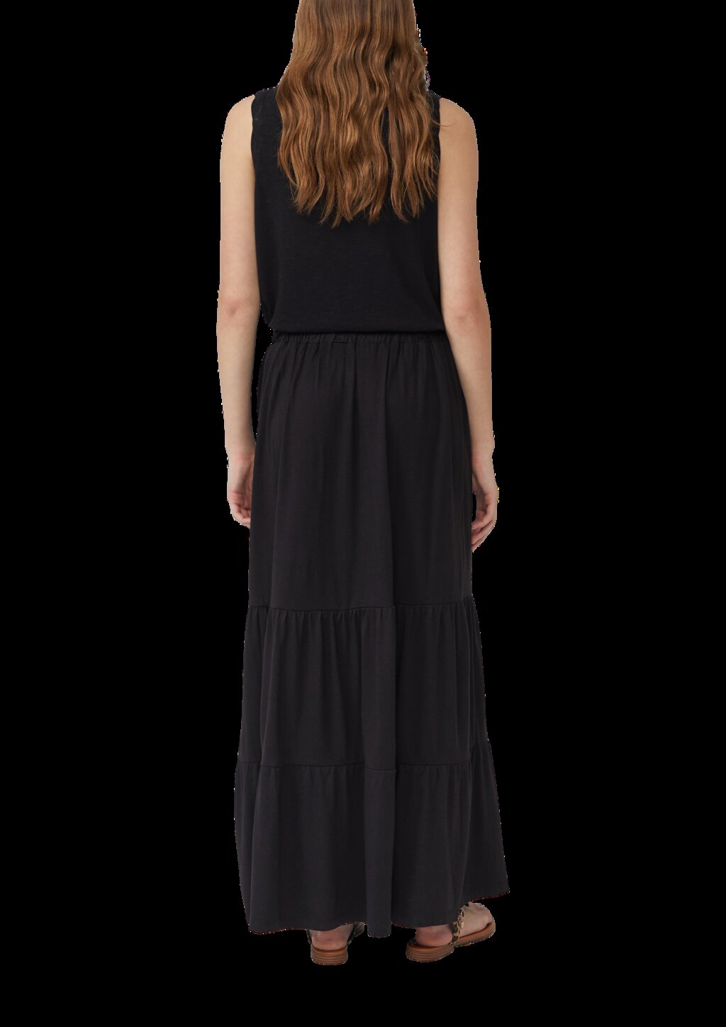 Maxi-Stufenrock aus Jersey