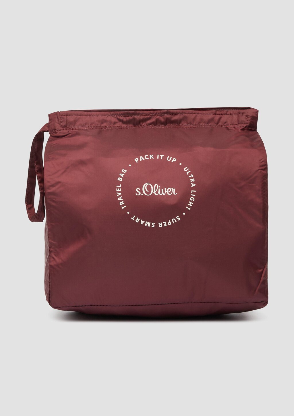 Packbare leichte Steppweste mit Stehkragen