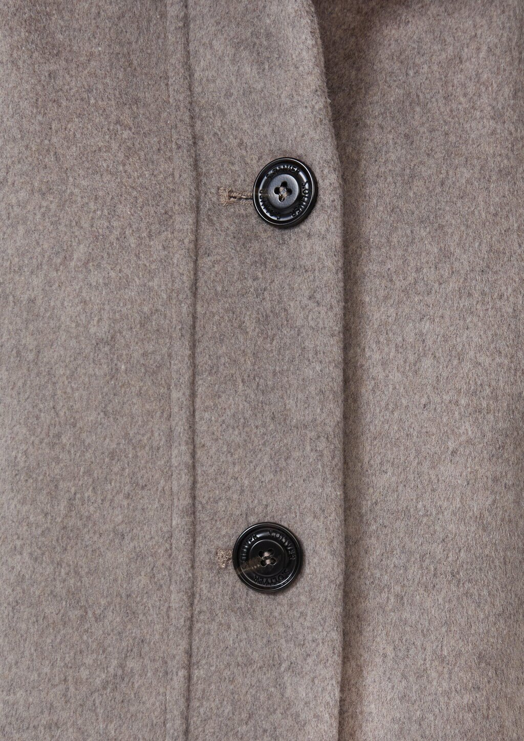 Jacke aus Wollmix mit Knopfleiste