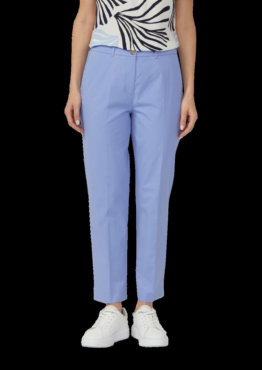 Chinohose aus Baumwollmix im Slim Fit