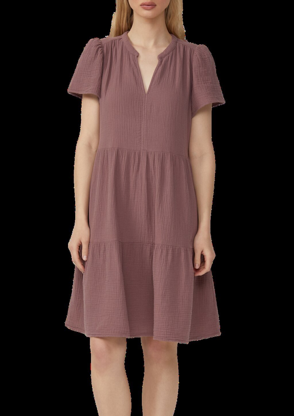 Volantkleid aus Musselin