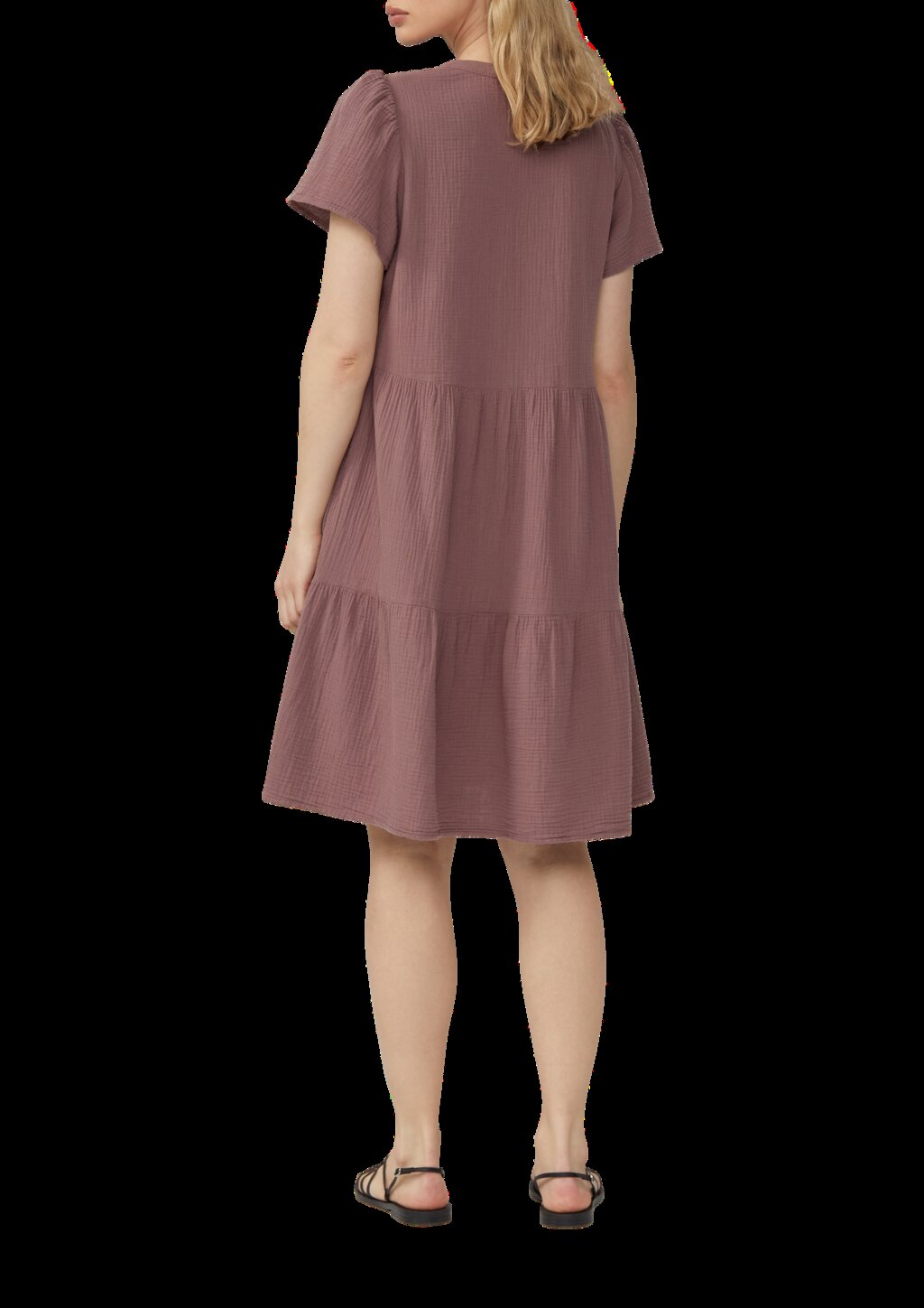 Volantkleid aus Musselin