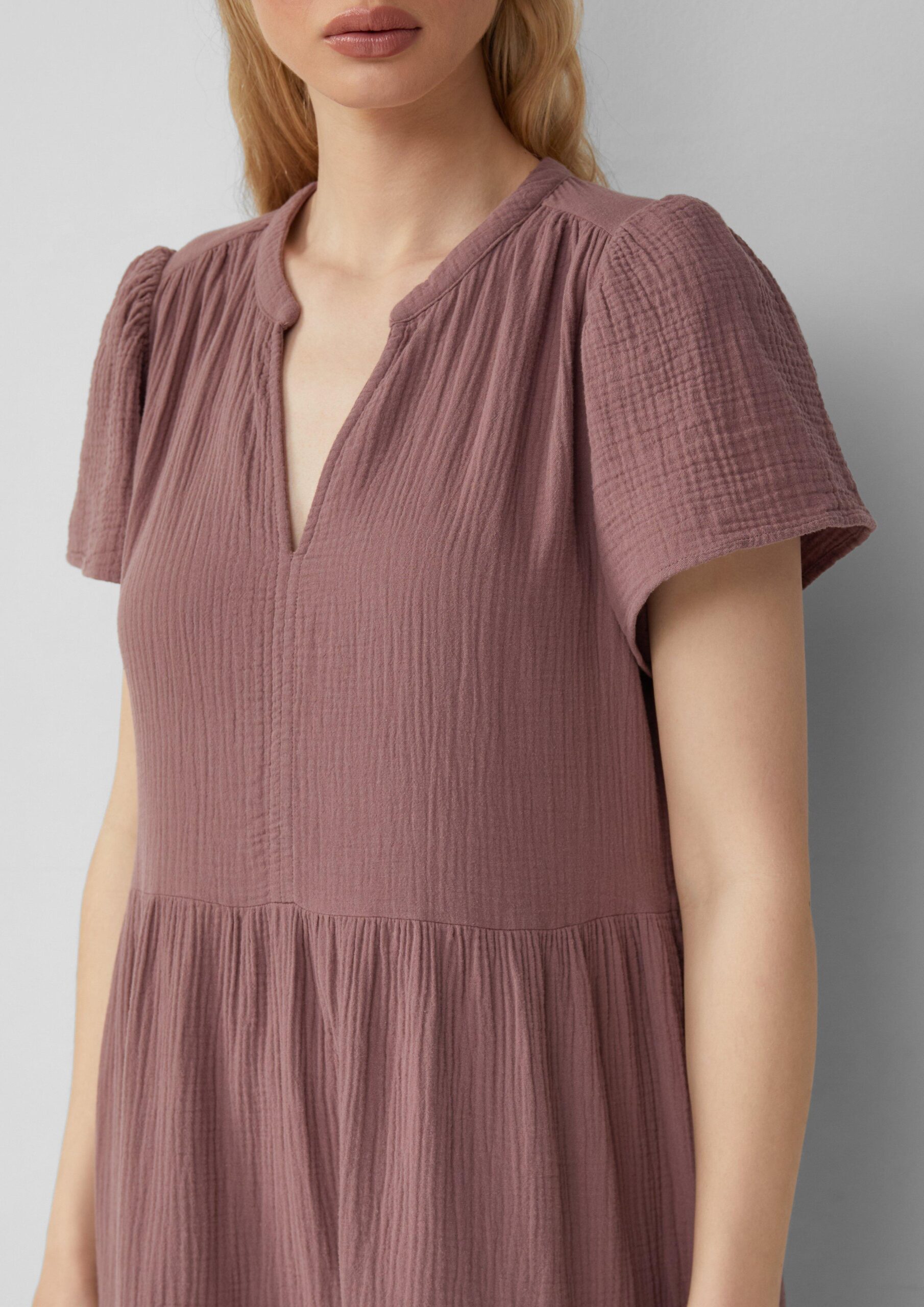 Volantkleid aus Musselin