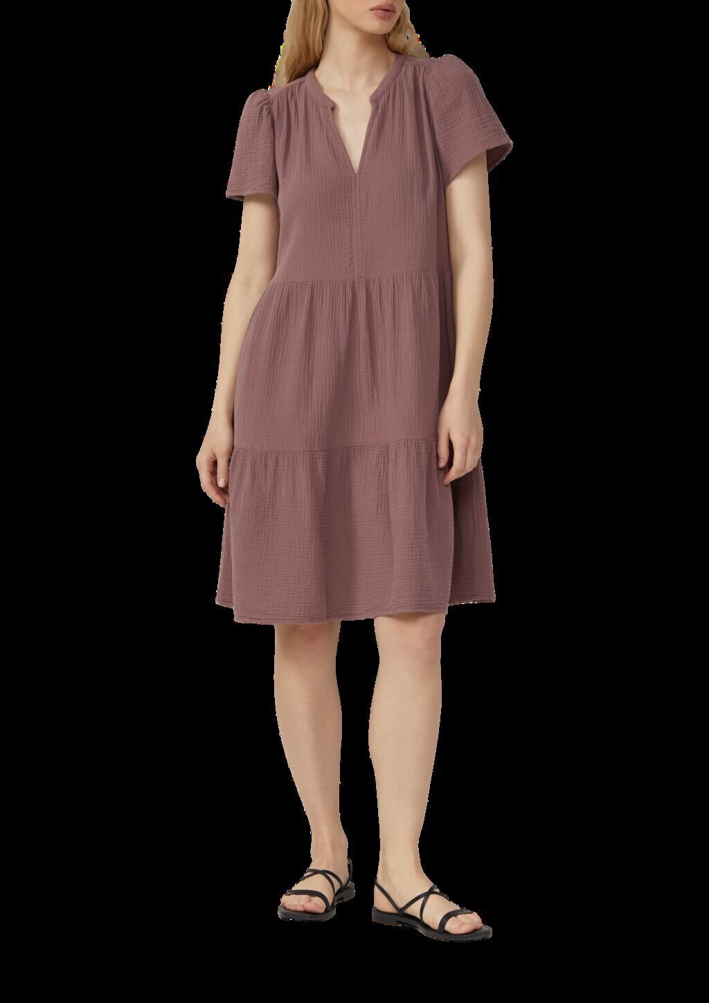 Volantkleid aus Musselin