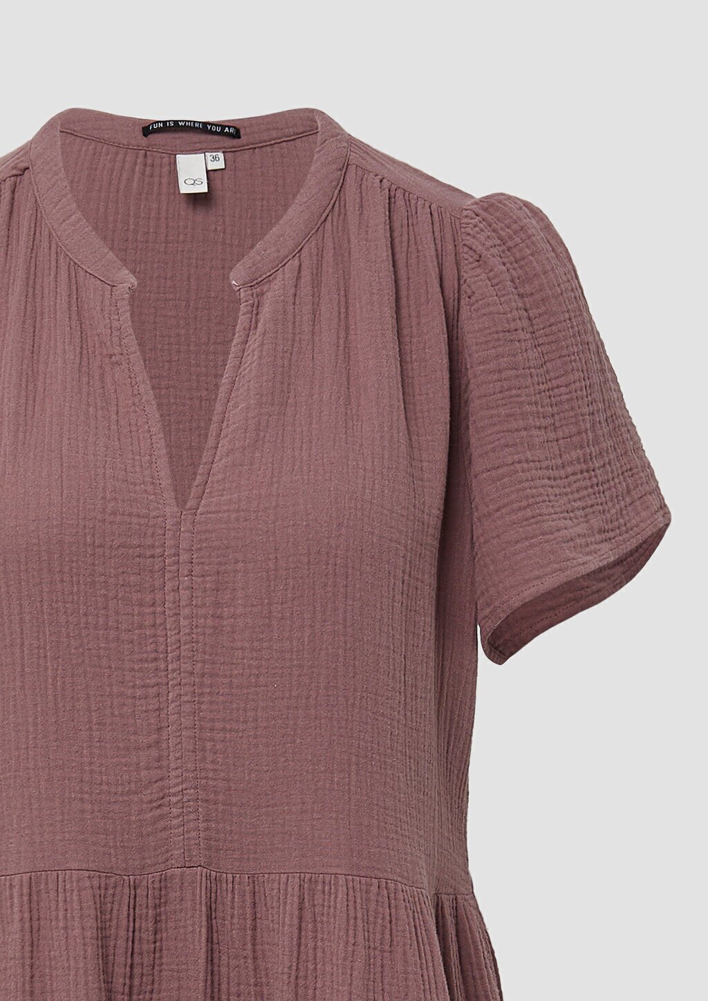 Volantkleid aus Musselin