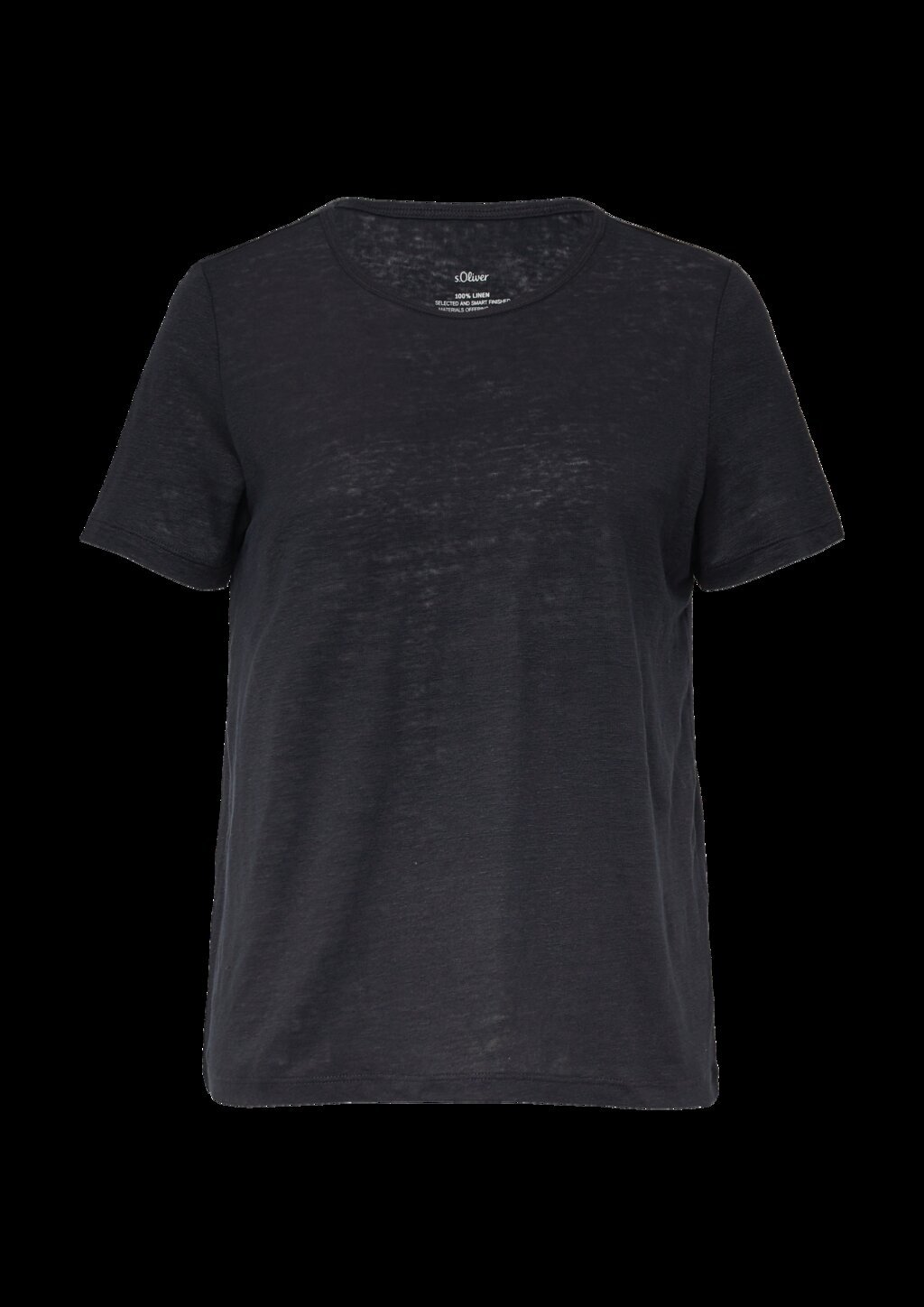 Jersey-T-Shirt aus Leinen