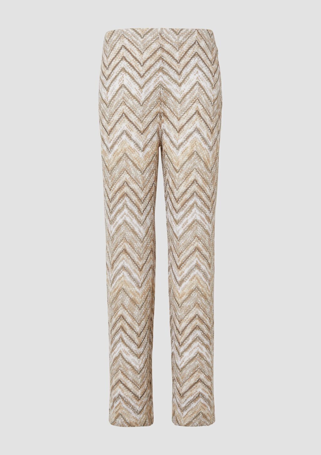 Wide-Leg-Hose aus Strickjersey mit Futtershorts und Elastikbund