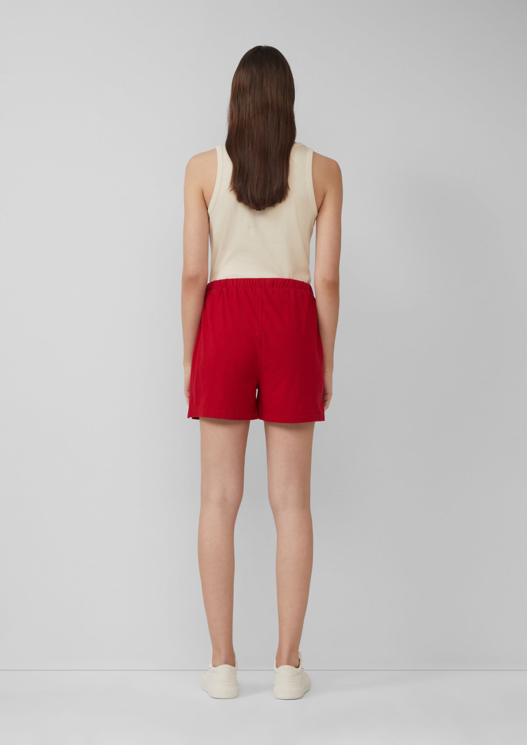 Jersey-Shorts mit Elastikbund