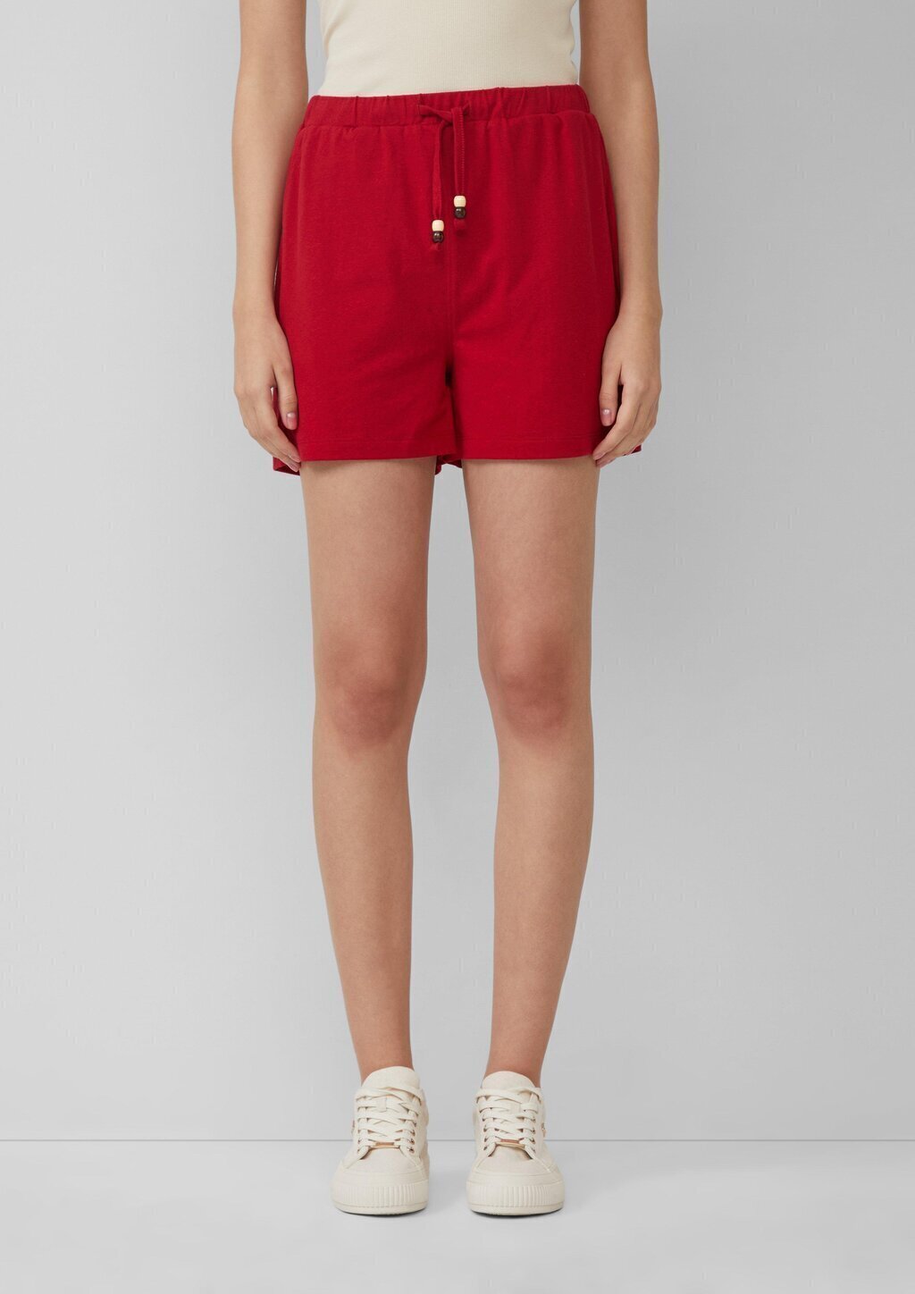 Jersey-Shorts mit Elastikbund