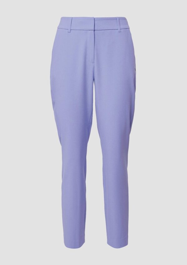 Cigarette-Pants im Slim Fit aus Viskosemix