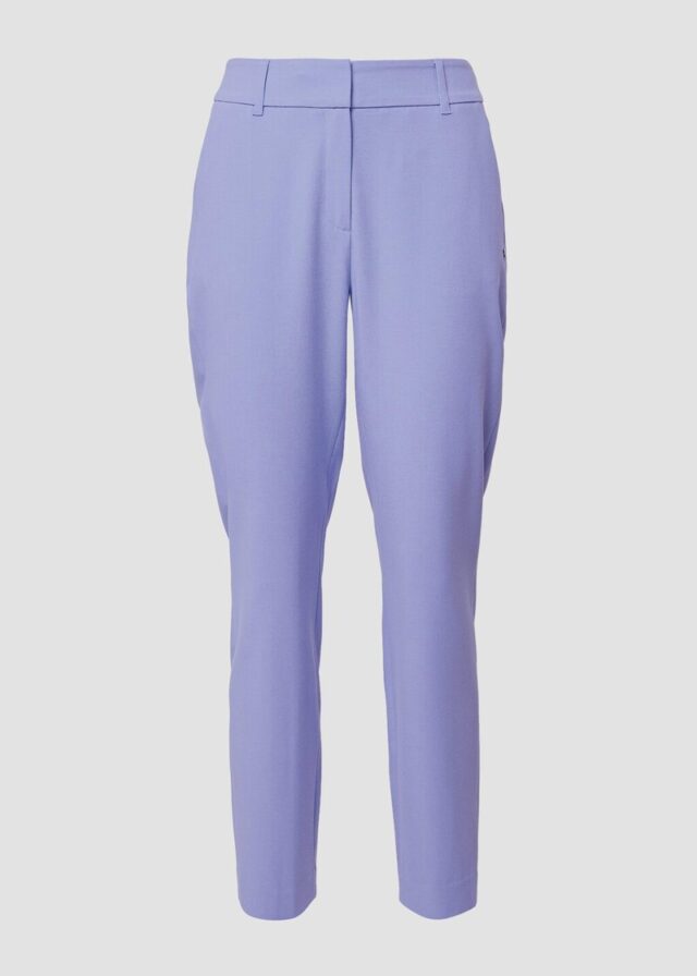 Cigarette-Pants im Slim Fit aus Viskosemix