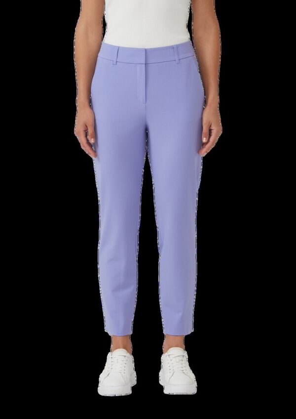 Cigarette-Pants im Slim Fit aus Viskosemix