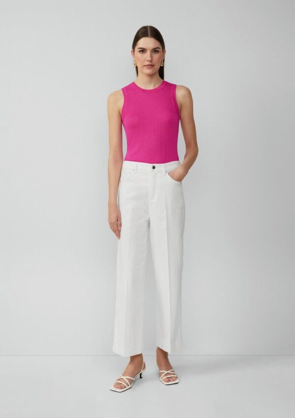 Croped Hose / Regular Fit / High Rise / Wide Leg