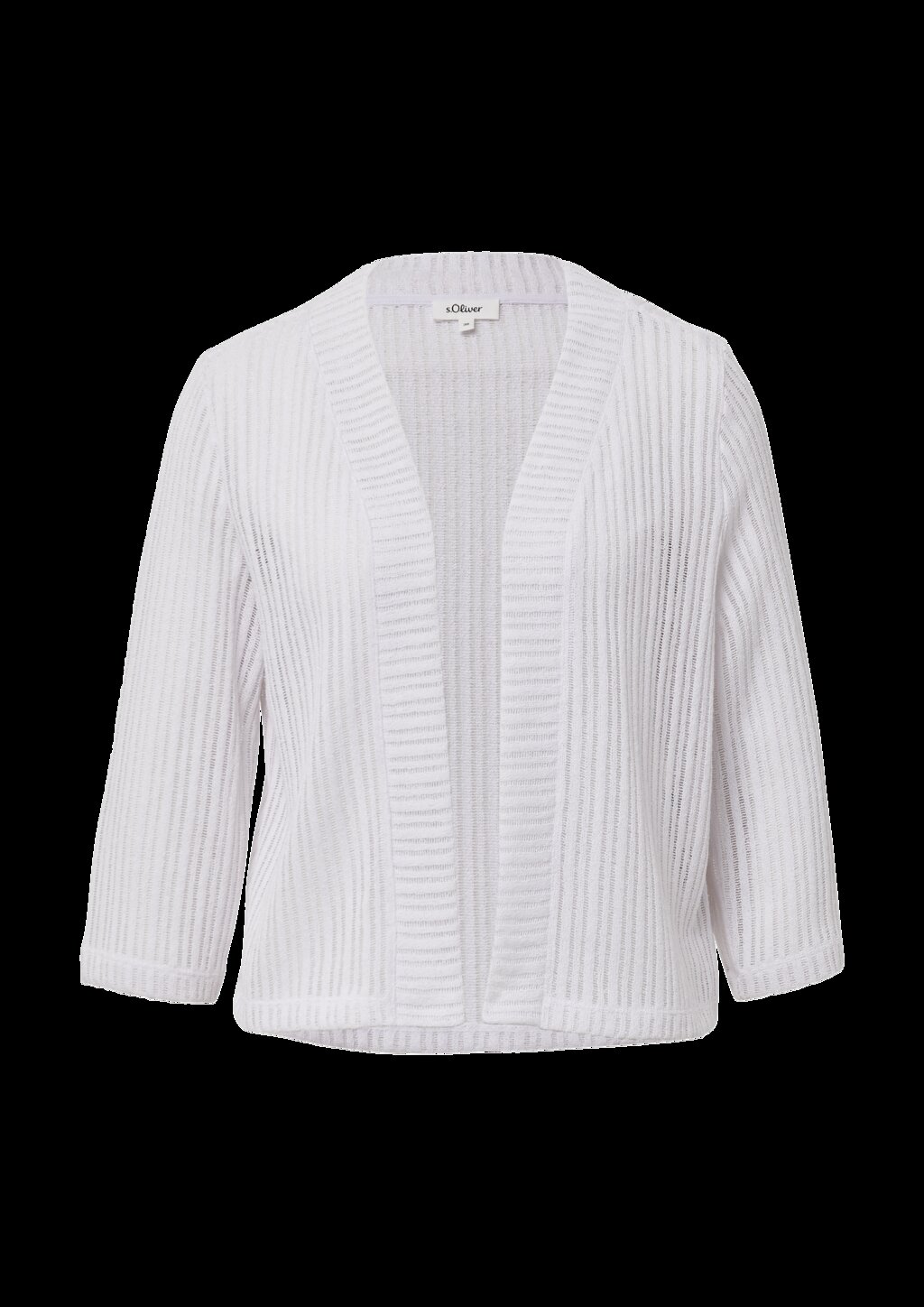 Sommerlicher Cardigan im Relaxed Fit mit 3/4-Ärmeln