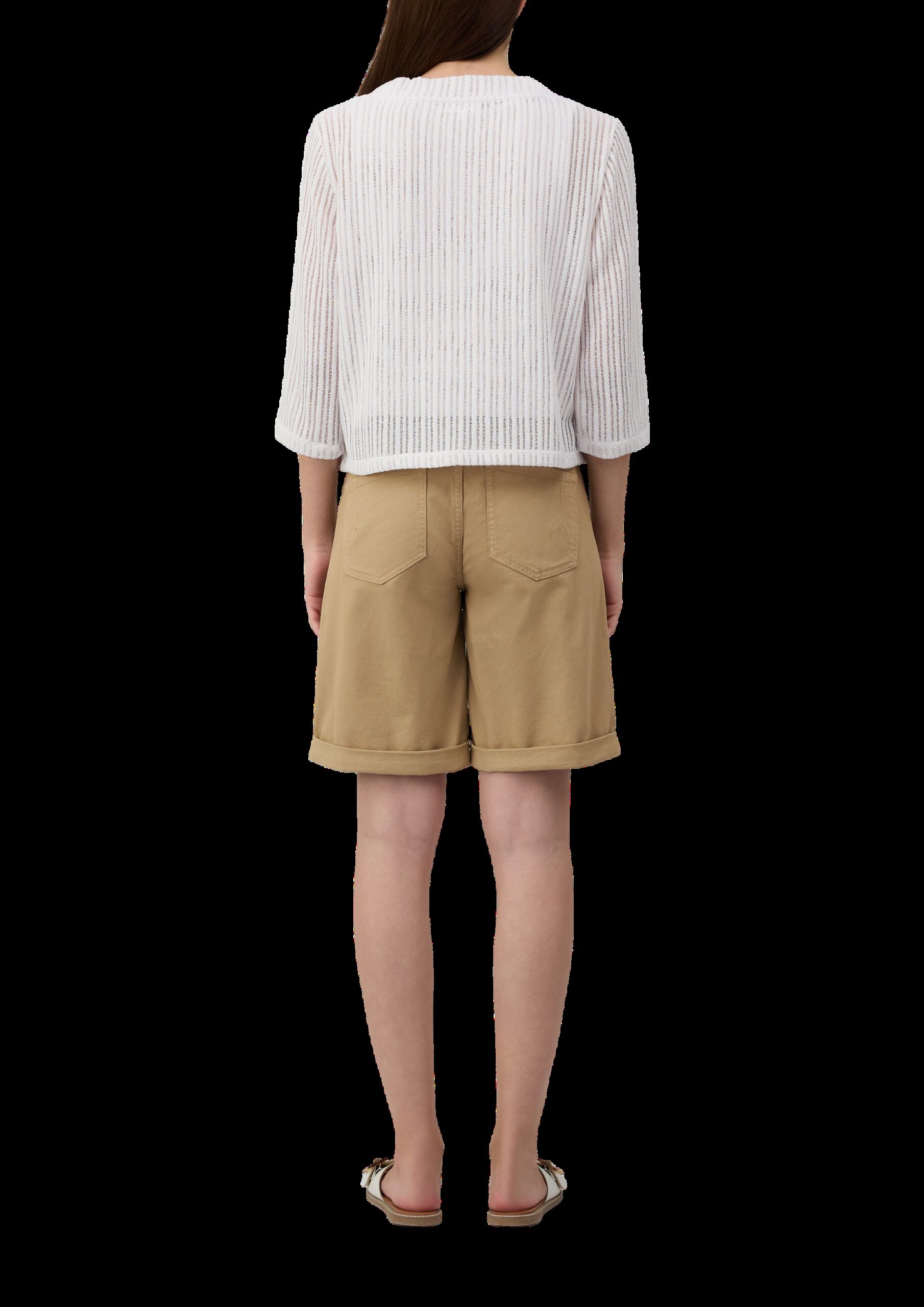 Sommerlicher Cardigan im Relaxed Fit mit 3/4-Ärmeln