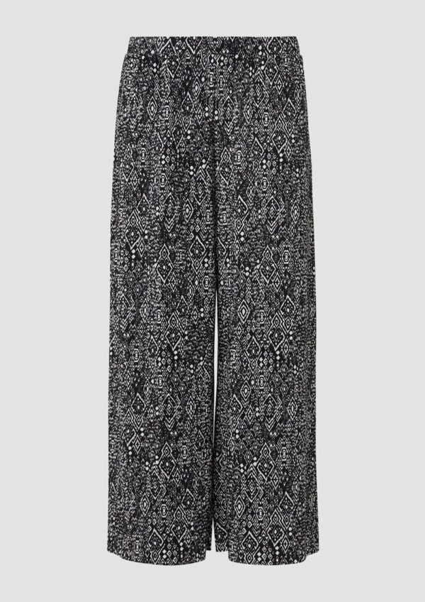 Plissierte Culotte aus Jersey