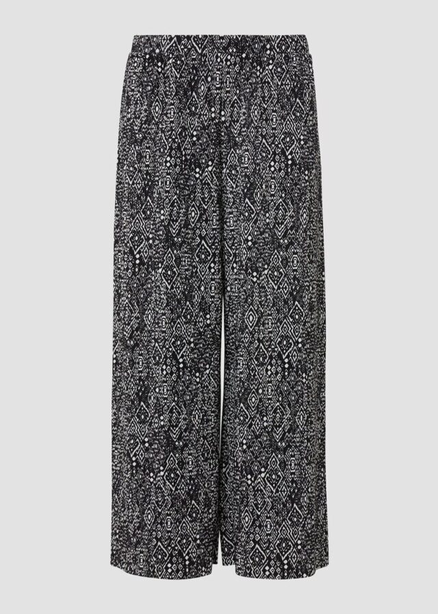 Plissierte Culotte aus Jersey