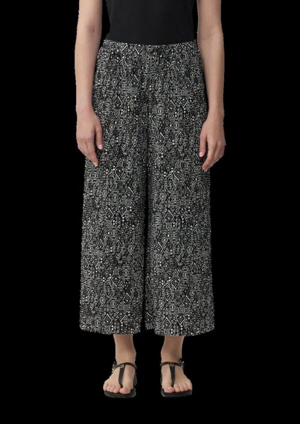 Plissierte Culotte aus Jersey