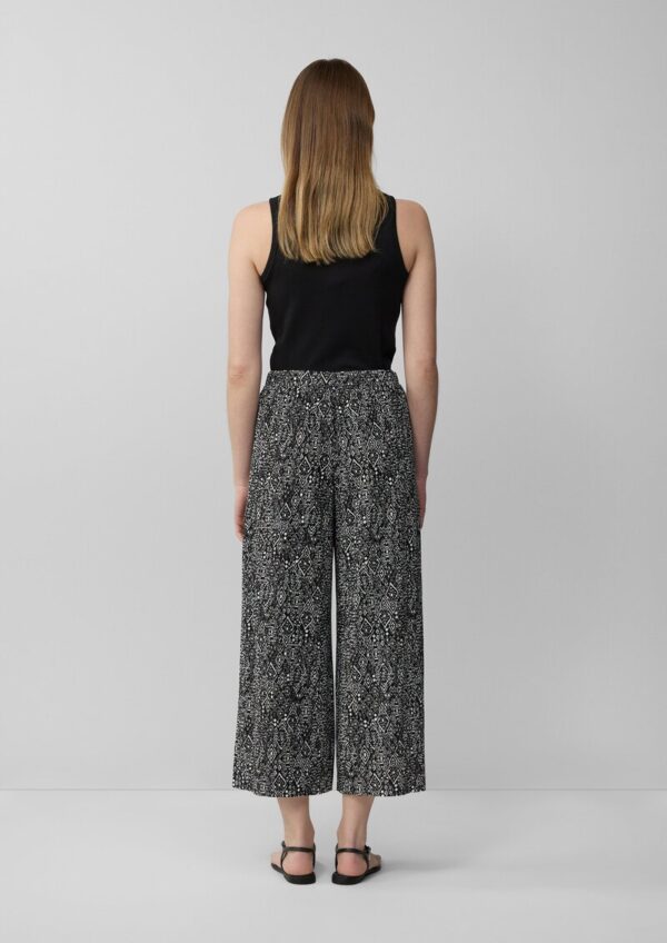 Plissierte Culotte aus Jersey