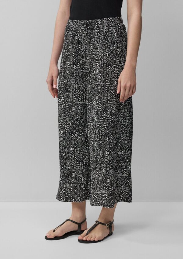 Plissierte Culotte aus Jersey