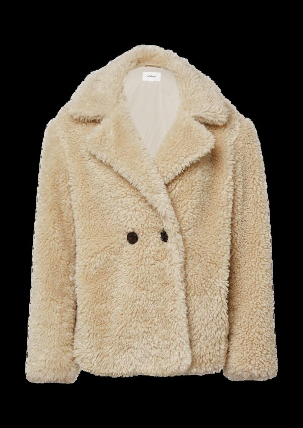 Teddy-Jacke mit Eingrifftaschen