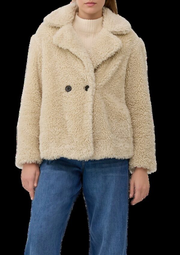 Teddy-Jacke mit Eingrifftaschen