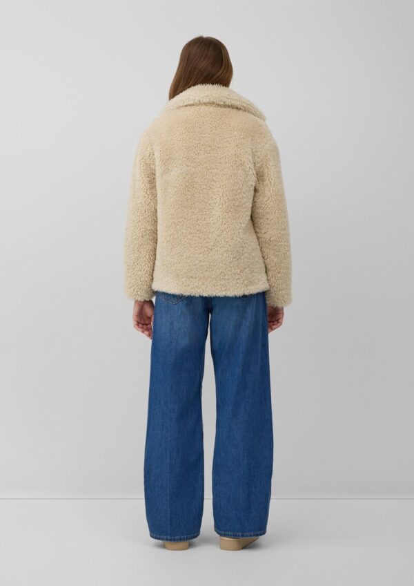 Teddy-Jacke mit Eingrifftaschen