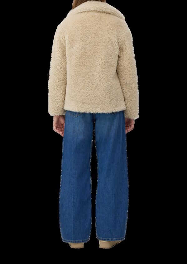 Teddy-Jacke mit Eingrifftaschen