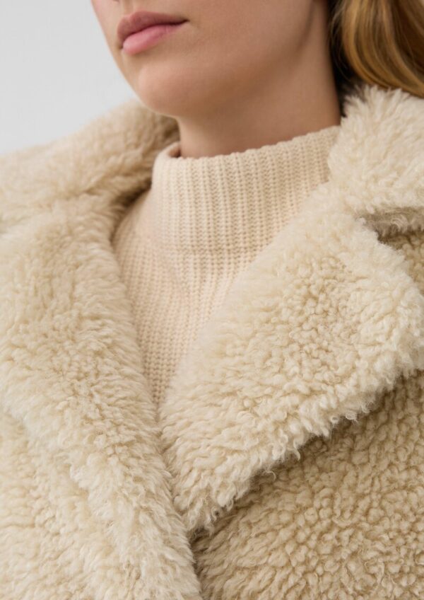 Teddy-Jacke mit Eingrifftaschen