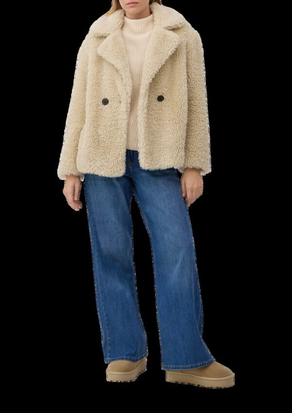 Teddy-Jacke mit Eingrifftaschen