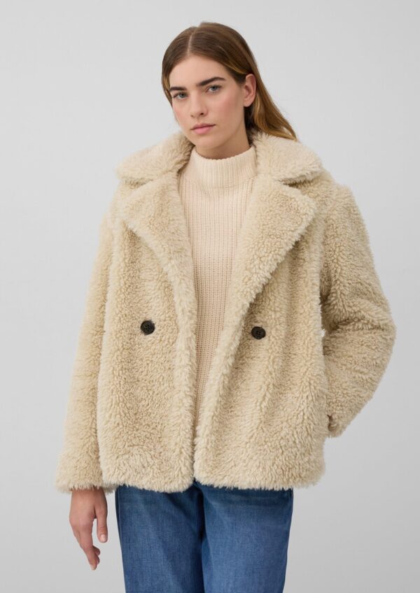 Teddy-Jacke mit Eingrifftaschen