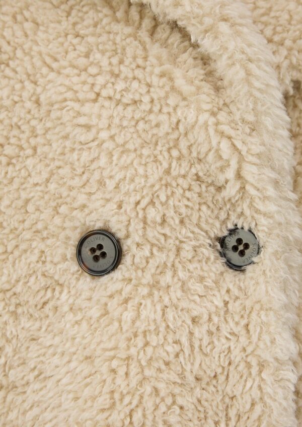 Teddy-Jacke mit Eingrifftaschen