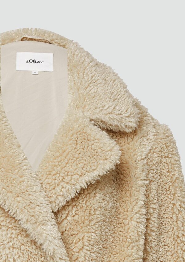 Teddy-Jacke mit Eingrifftaschen