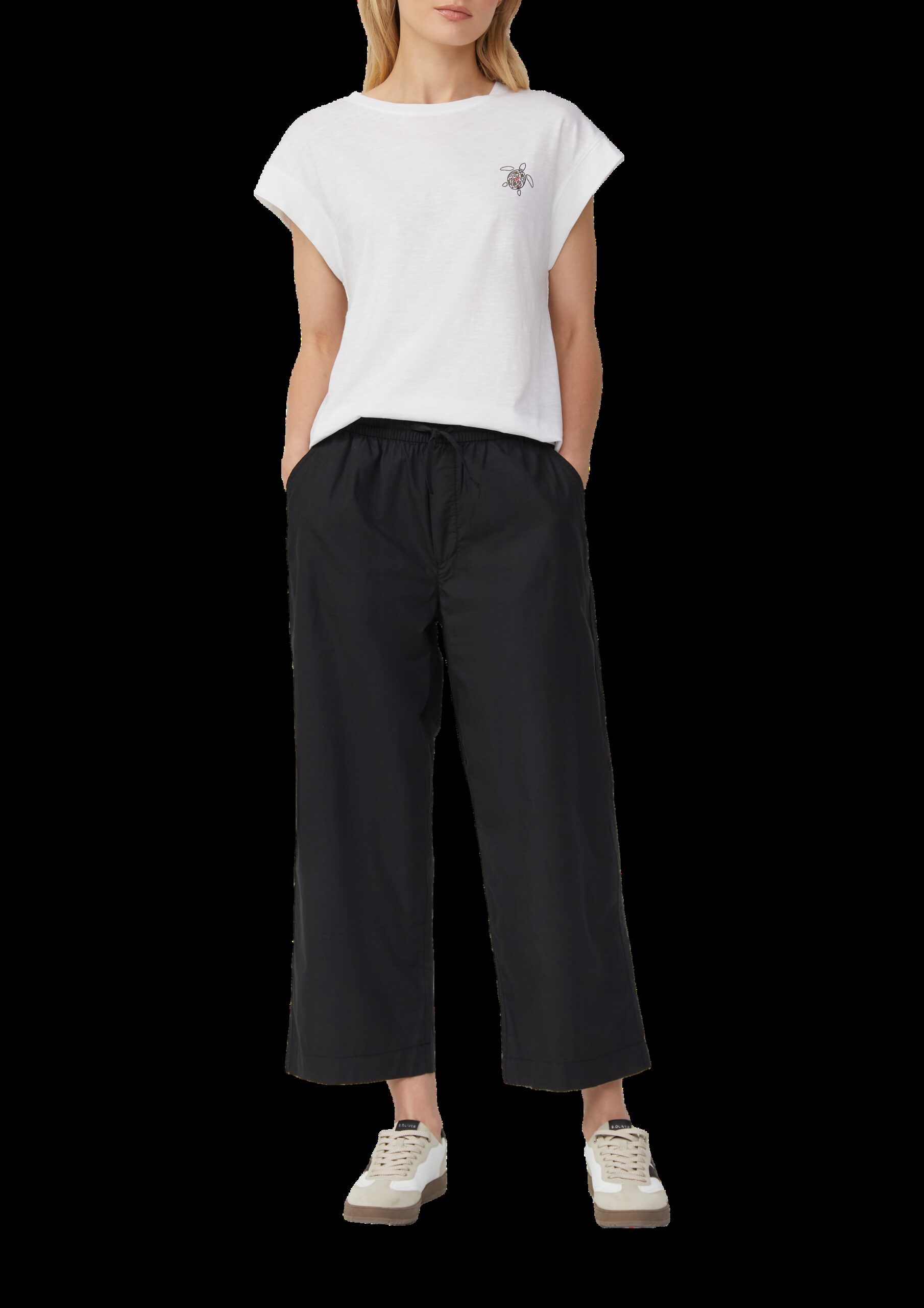 Leichte Culotte im Relaxed Fit aus Baumwollmix