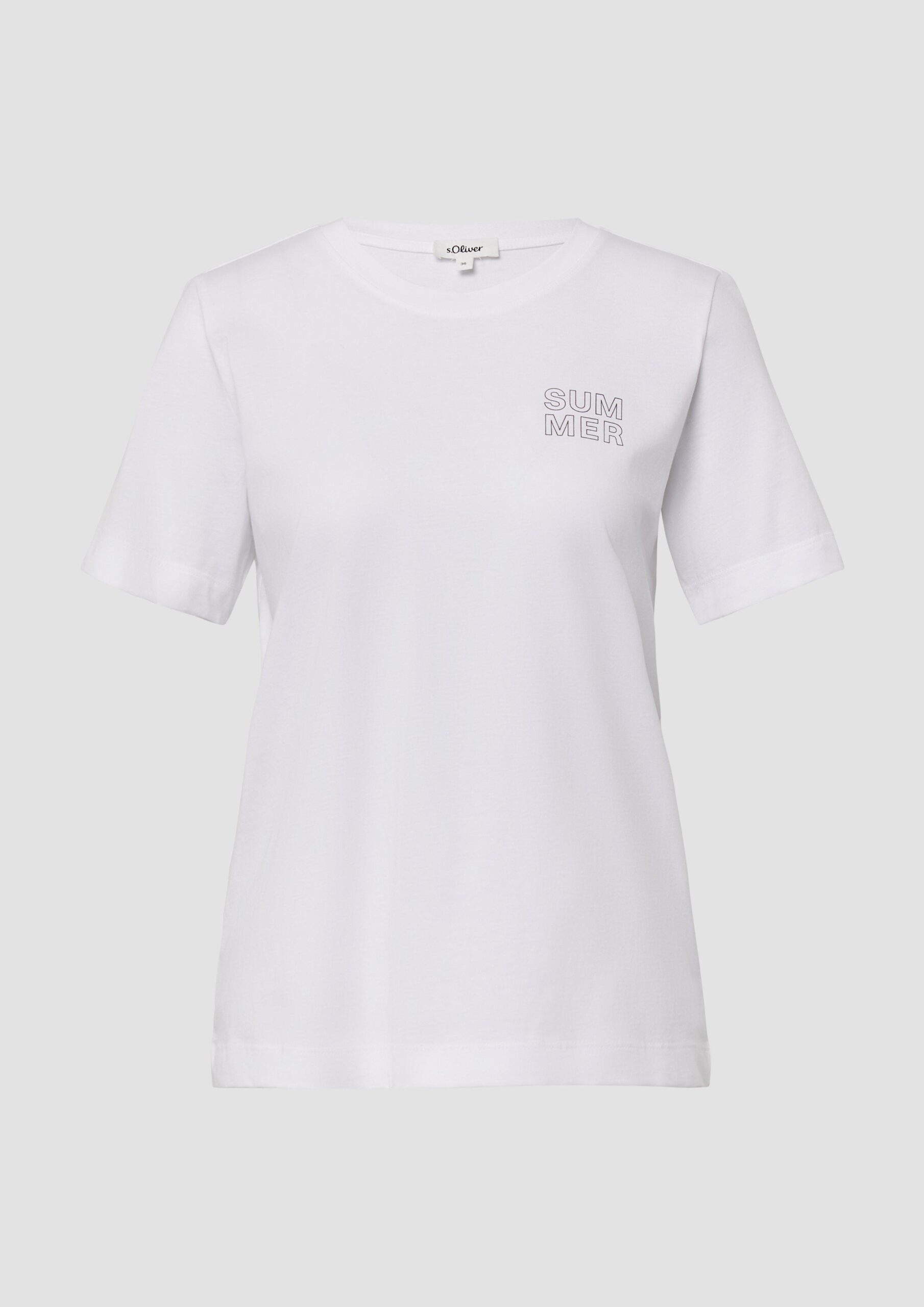 T-Shirt mit Front- und Rückenprint