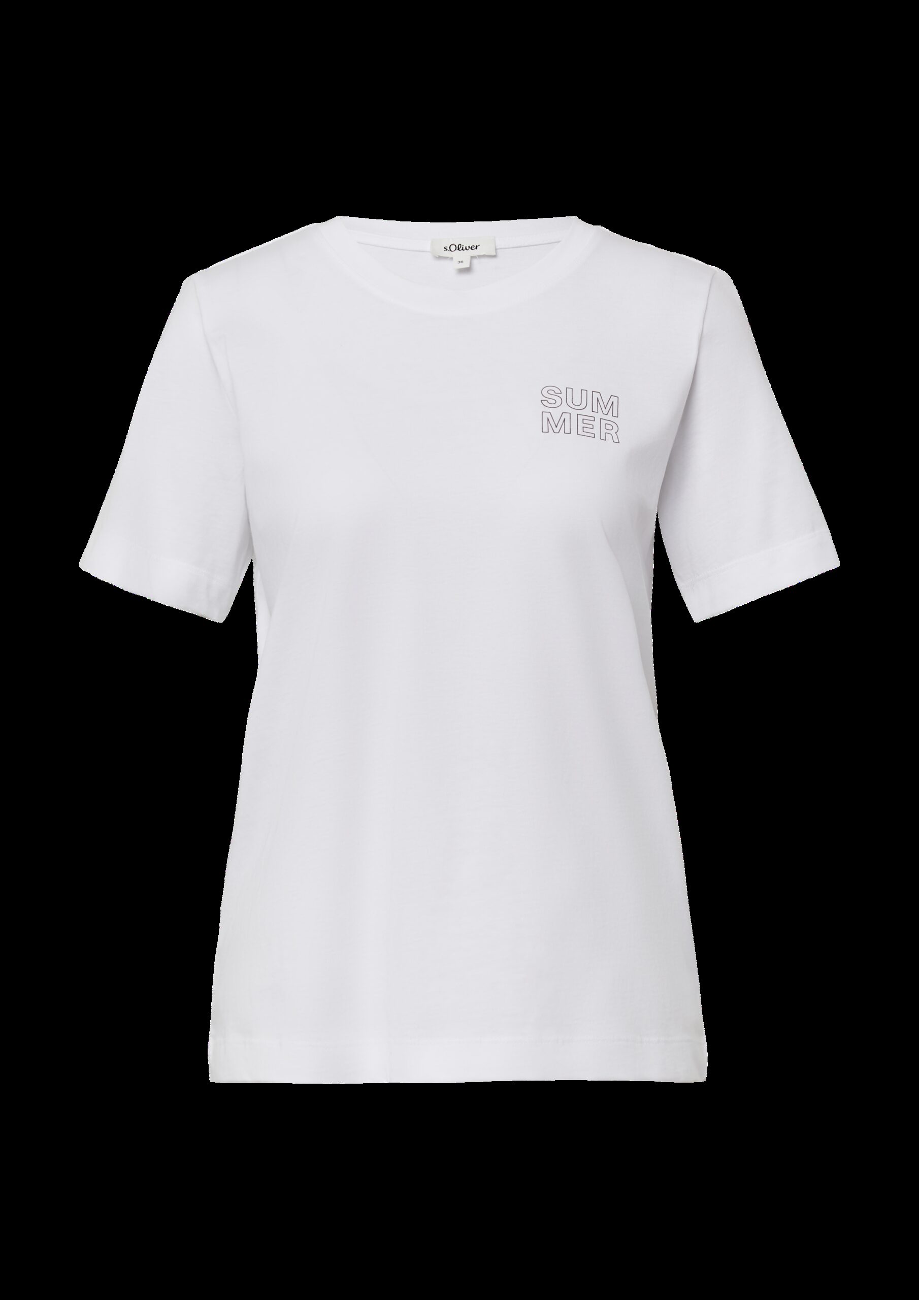 T-Shirt mit Front- und Rückenprint