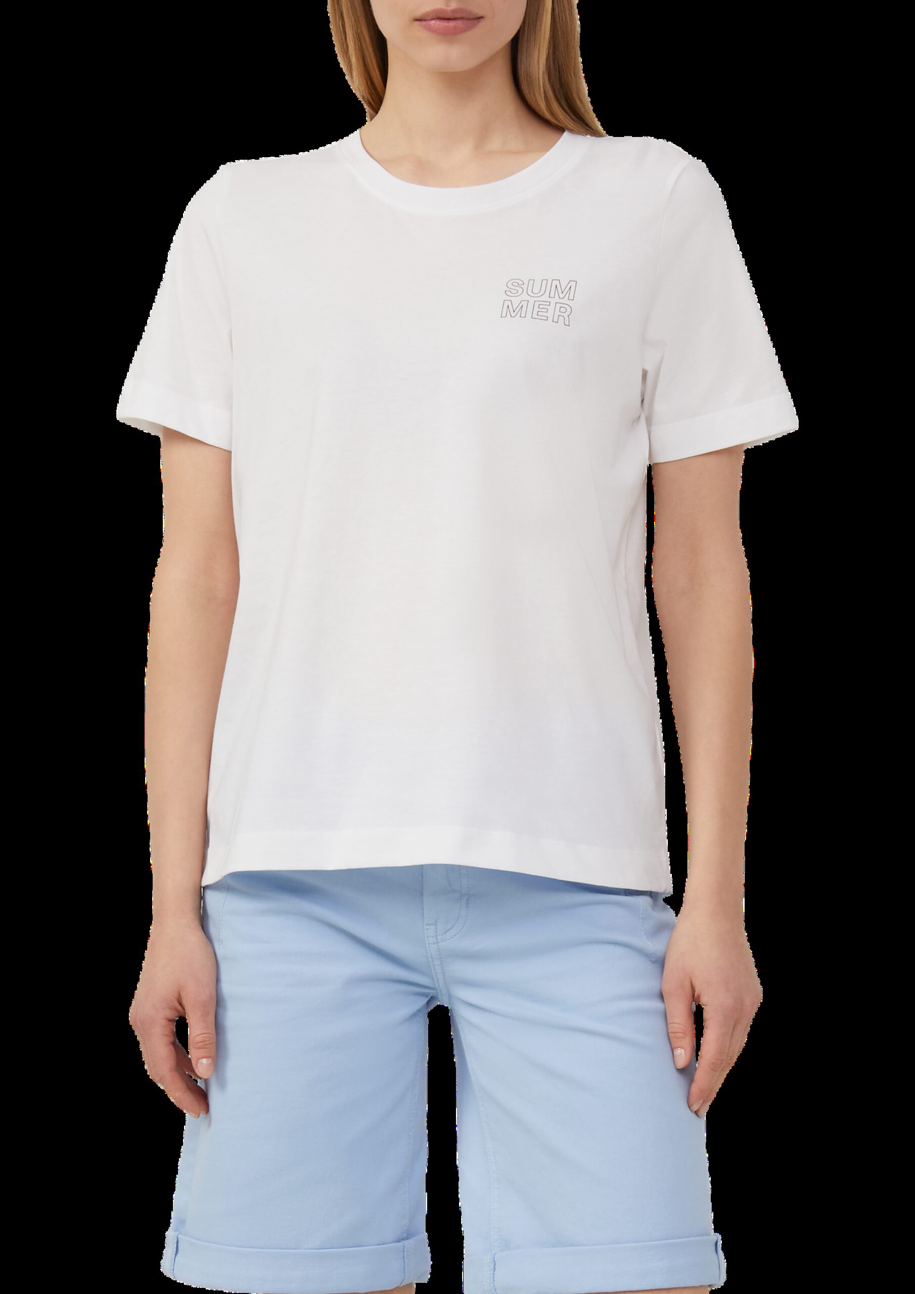 T-Shirt mit Front- und Rückenprint