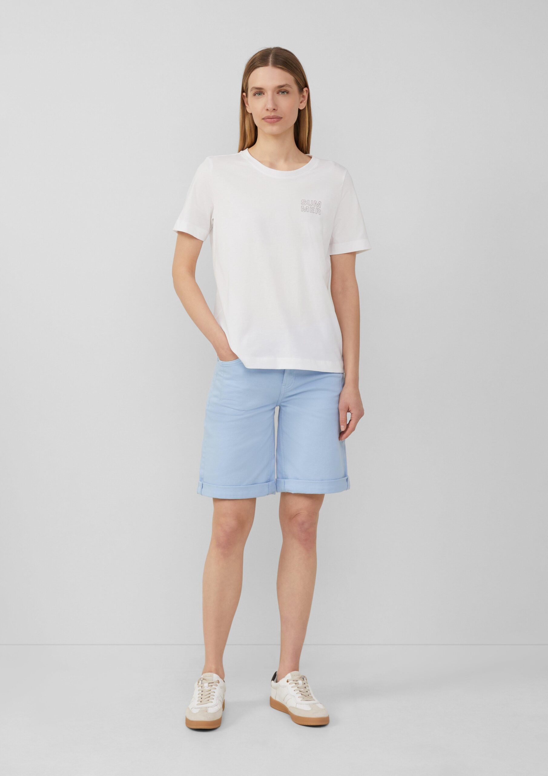 T-Shirt mit Front- und Rückenprint