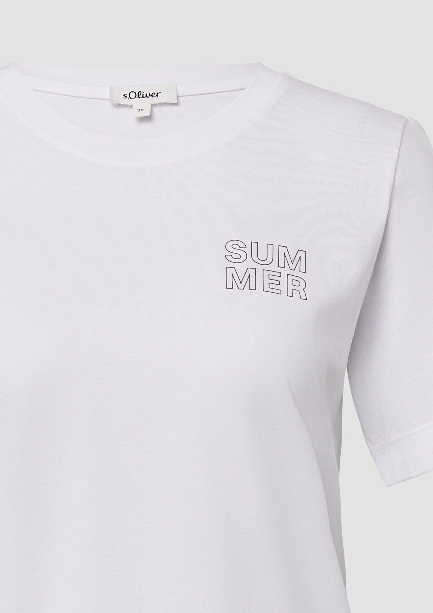 T-Shirt mit Front- und Rückenprint