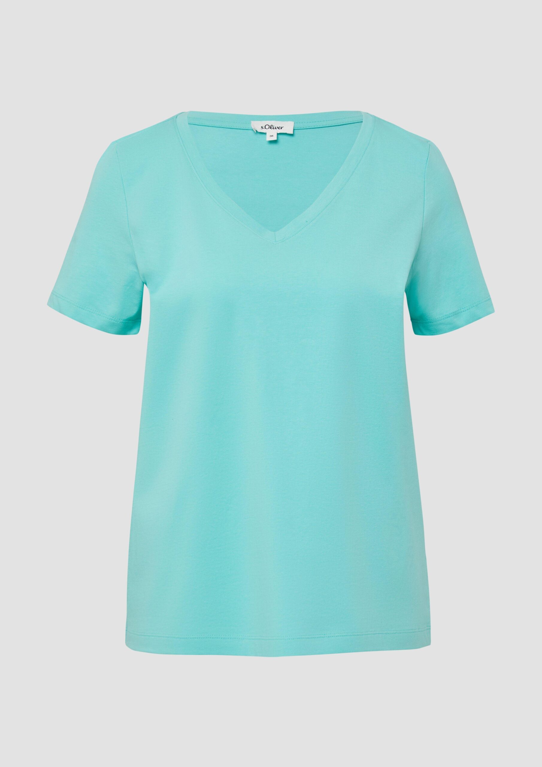 T-Shirt mit V-Ausschnitt