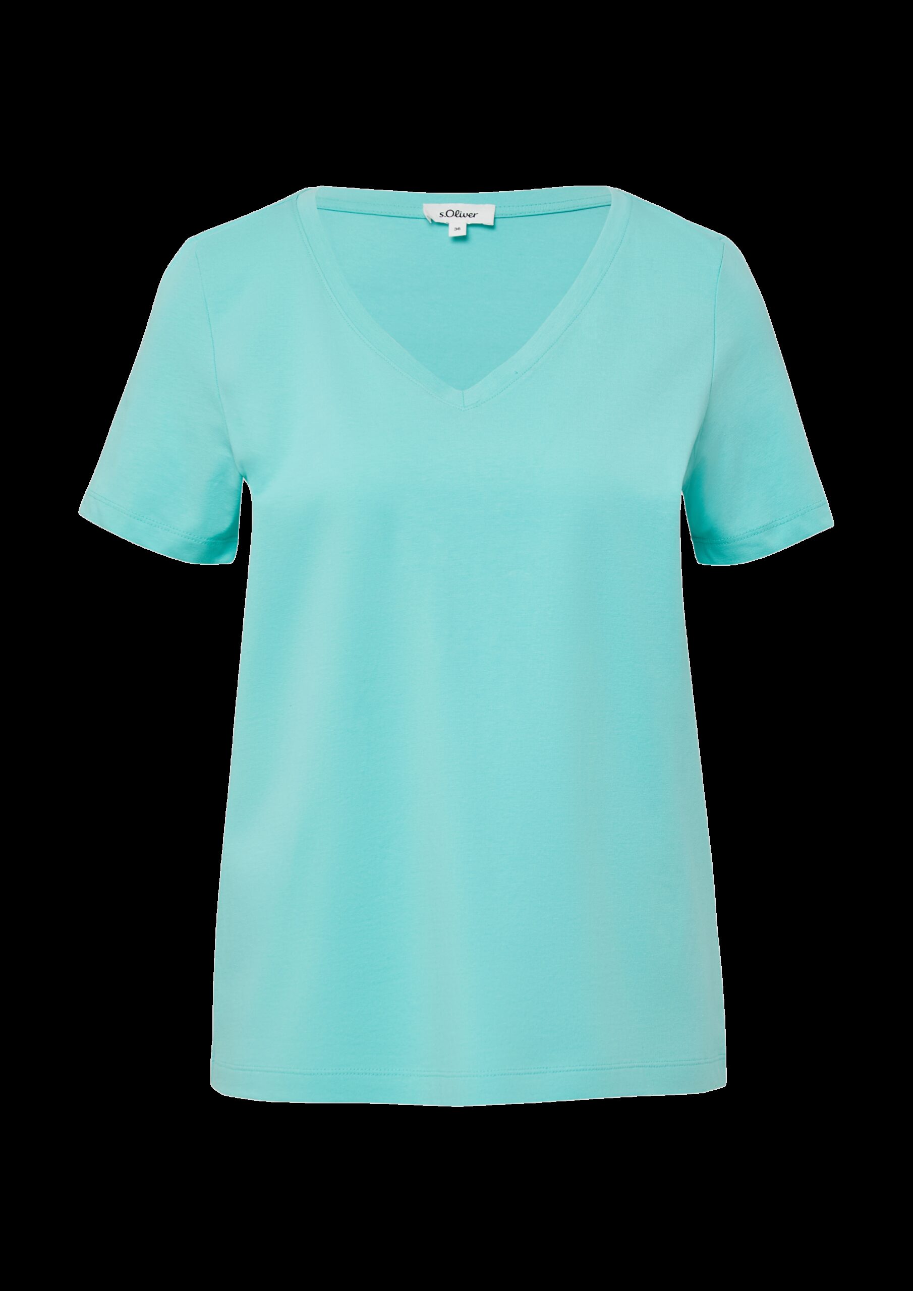 T-Shirt mit V-Ausschnitt