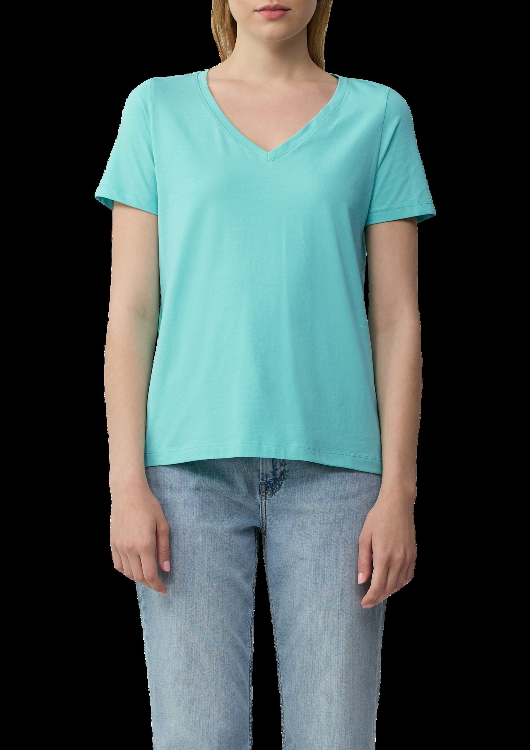 T-Shirt mit V-Ausschnitt